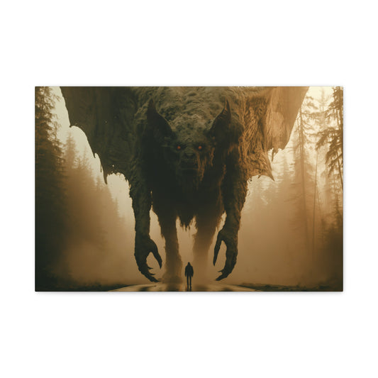 The Road Beneath Its Shadow | Signature Canvas