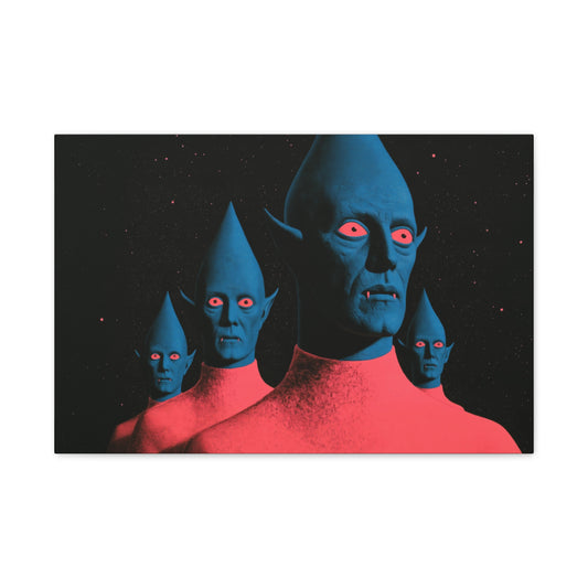 The Visitors in Red | Signature Canvas