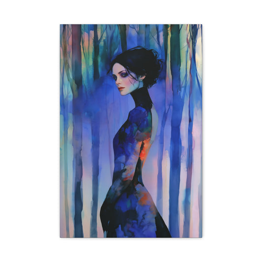 The Woman Between the Trees | Signature Canvas