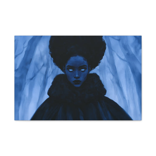 The Lady of the Blue Silence | Signature Canvas