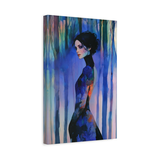 The Woman Between the Trees | Signature Canvas