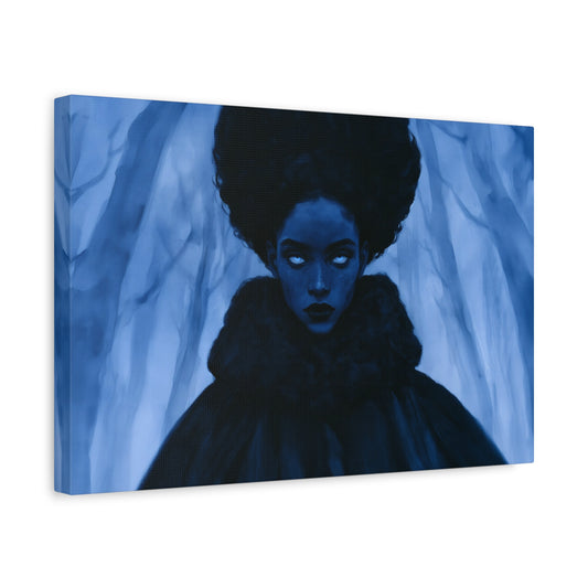 The Lady of the Blue Silence | Signature Canvas