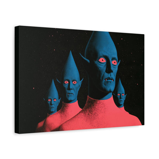 The Visitors in Red | Signature Canvas
