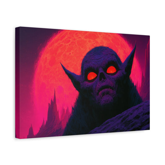 The Red Watcher | Signature Canvas