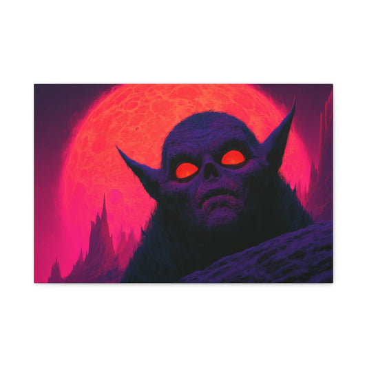 The Red Watcher | Signature Canvas
